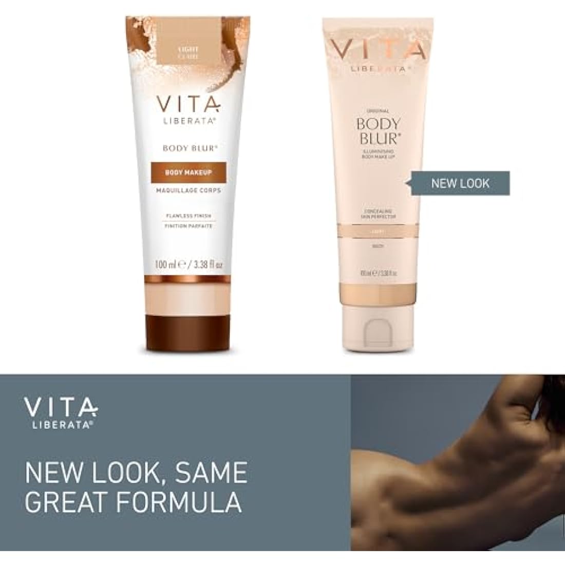 Vita Liberata Body Blur Light 100ml & Mitt Bundle | Instant Body Makeup