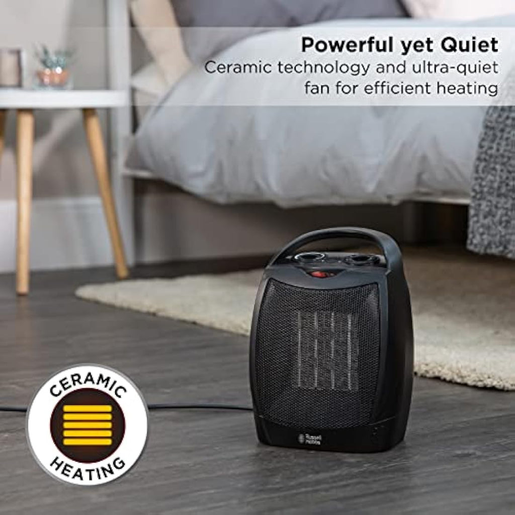 Russell Hobbs Ceramic Space Heater – 1500W Portable Electric Heater