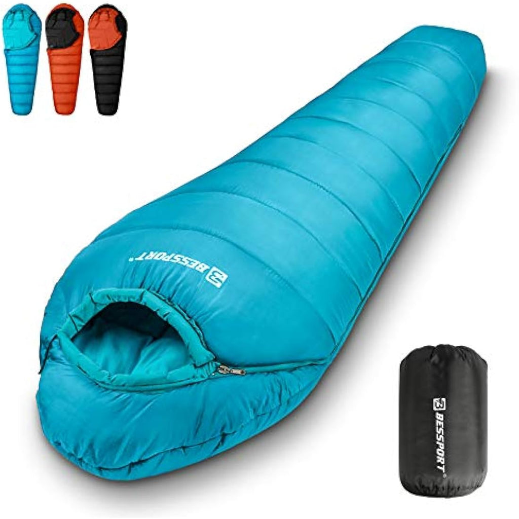 Bessport Mummy Sleeping Bag – 4 Season Ultralight 0°C Thermal Gear