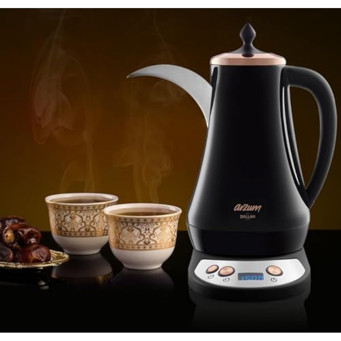Arzum AR3070 Dallah Arabic Coffee Maker | 1.3L 1300W – Black