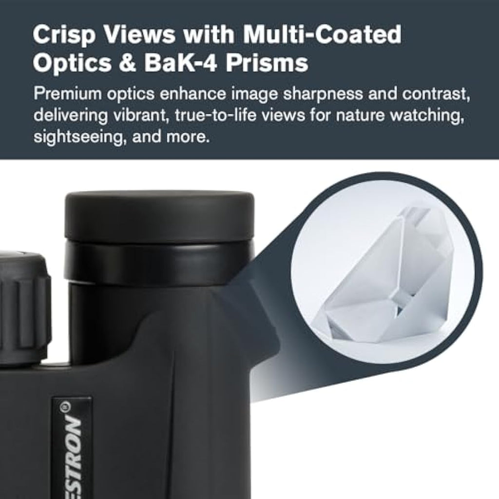 Celestron Outland X 8x25 Compact Binoculars – Waterproof & Fogproof