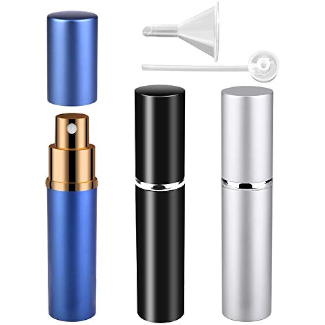 Refillable Perfume Atomiser - 10ml Portable Travel Spray 3pk