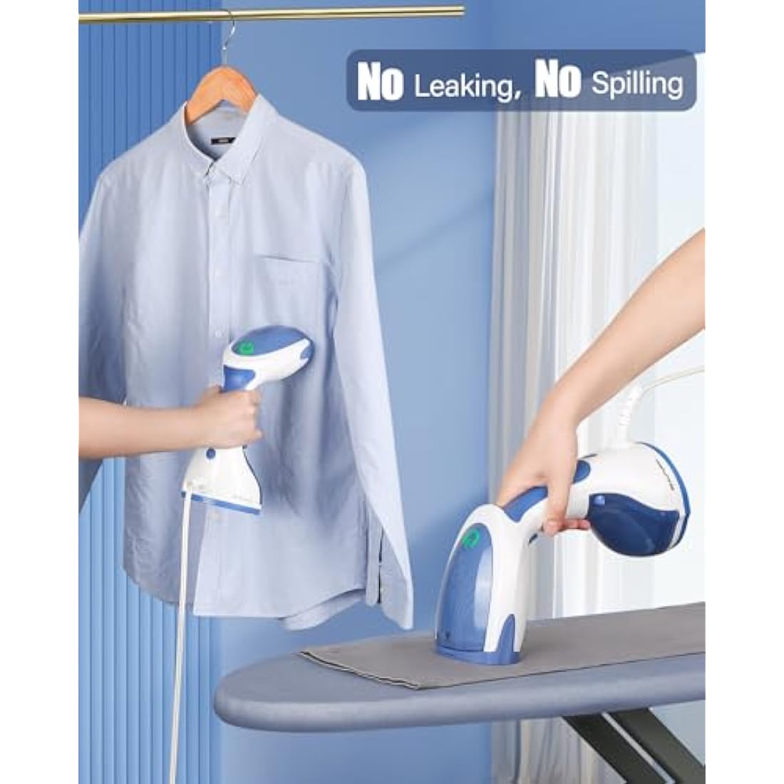BEAUTURAL Handheld Garment Steamer – Portable Fabric Wrinkle Remover