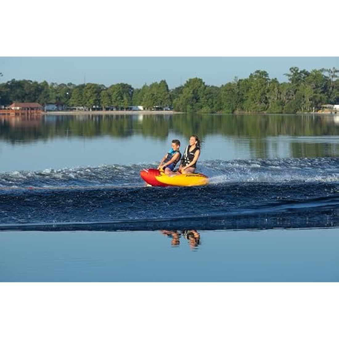 Airhead Hot Dog Towable Tube | 1-2 Rider Inflatable Boating Tube
