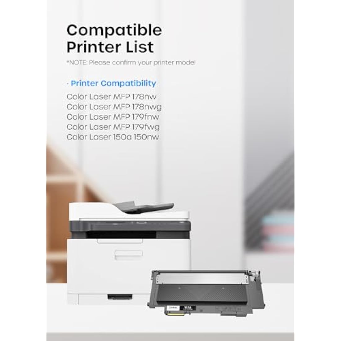 Timink 117A Toner Cartridges for HP Color Laser 150nw 179fnw - 5-Pack