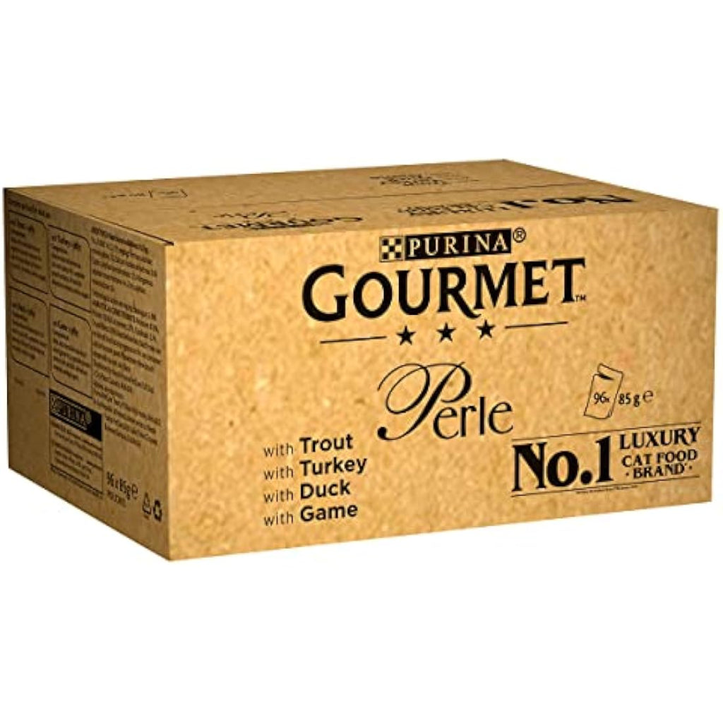 Gourmet Perle Mini Fillets in Jelly Country Medley Cat Food - 96 x 85g