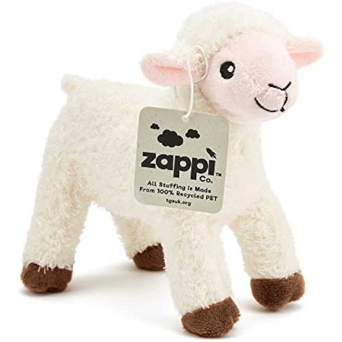 Zappi Co Lamb Plush Toy – Soft Stuffed Animal for Kids (15cm)