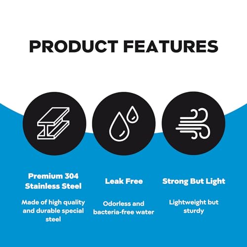 EuroGuard Gravity Water Filter System – 8.5L Stainless Steel Purifier
