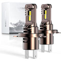 WAIXINGREN H4 LED Headlight Bulbs | 26000LM 6500K Cool White | Pack of 2