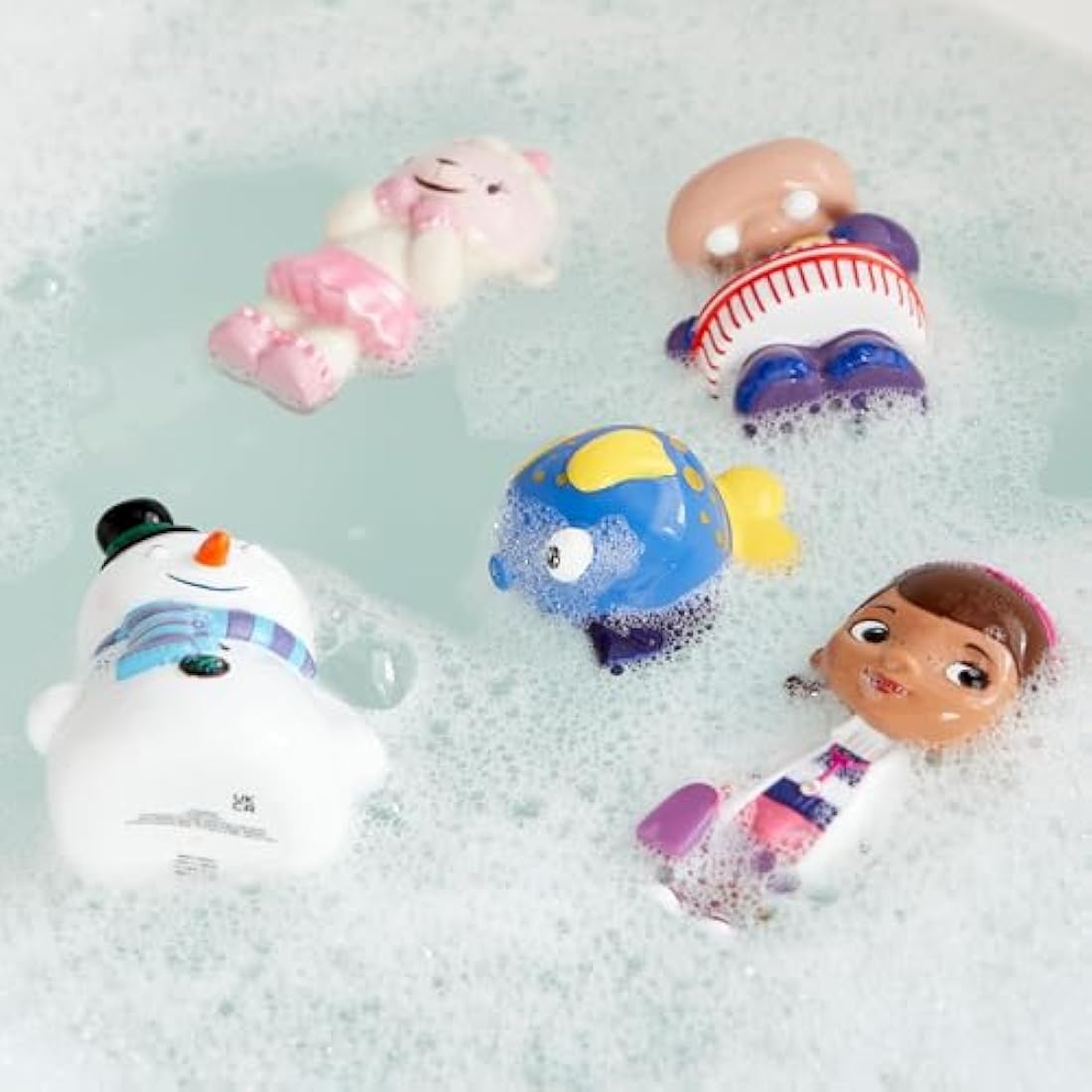 Disney Doc McStuffins Bath Toy Set - 5 Piece Playset with Bucket