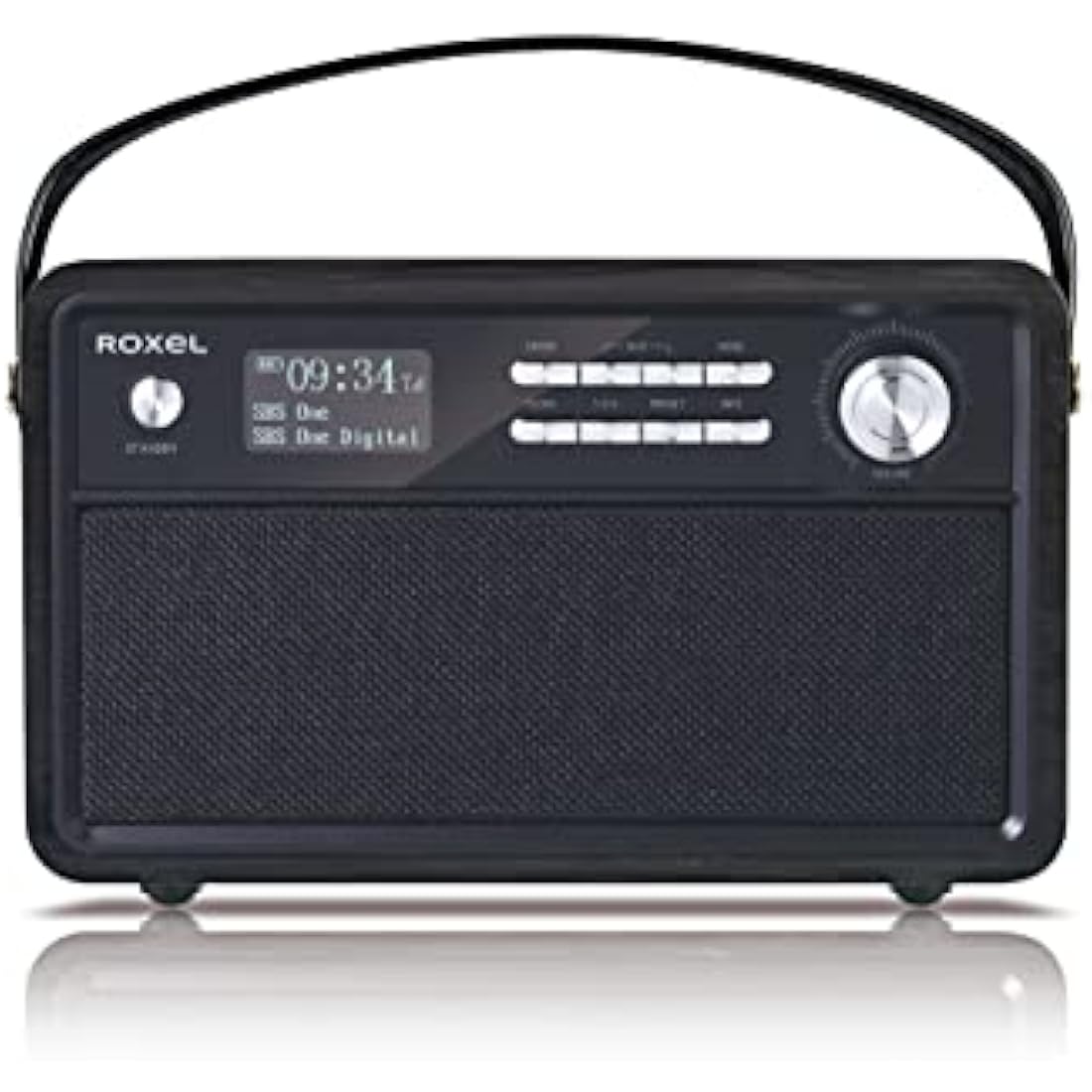 Roxel Retro D1 DAB+/FM Radio – Portable Wireless Speaker & Alarm Clock