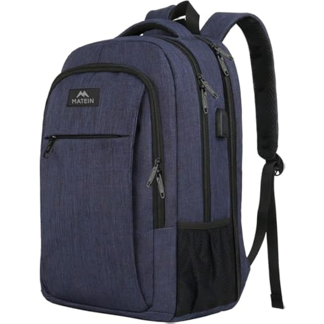 Matein 17.3 Inch Laptop Backpack | TSA Travel Anti-Theft Bag - Blue