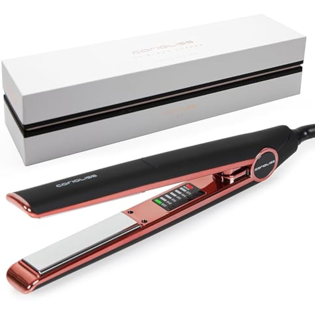Corioliss C1 Professional Titanium Hair Straightener | Black Copper