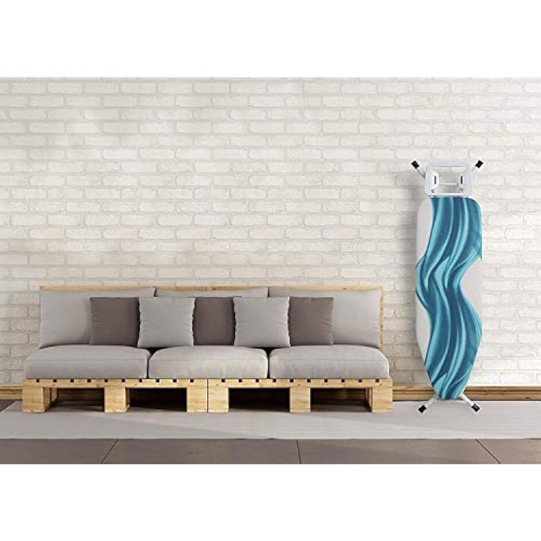 Mabel Home Adjustable Height Ironing Board | 4-Leg Foldable Cotton Table