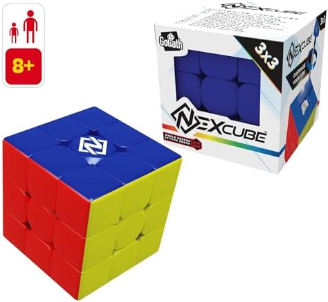 Nexcube 3x3 Speed Cube – Smooth Brain Teaser Puzzle for Kids & Adults