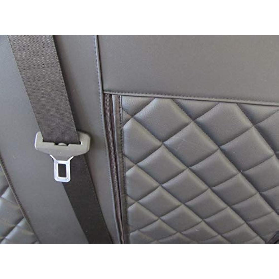 Texmar Mercedes Sprinter Crafter 2006-2018 Black Eco Leather Seat Covers
