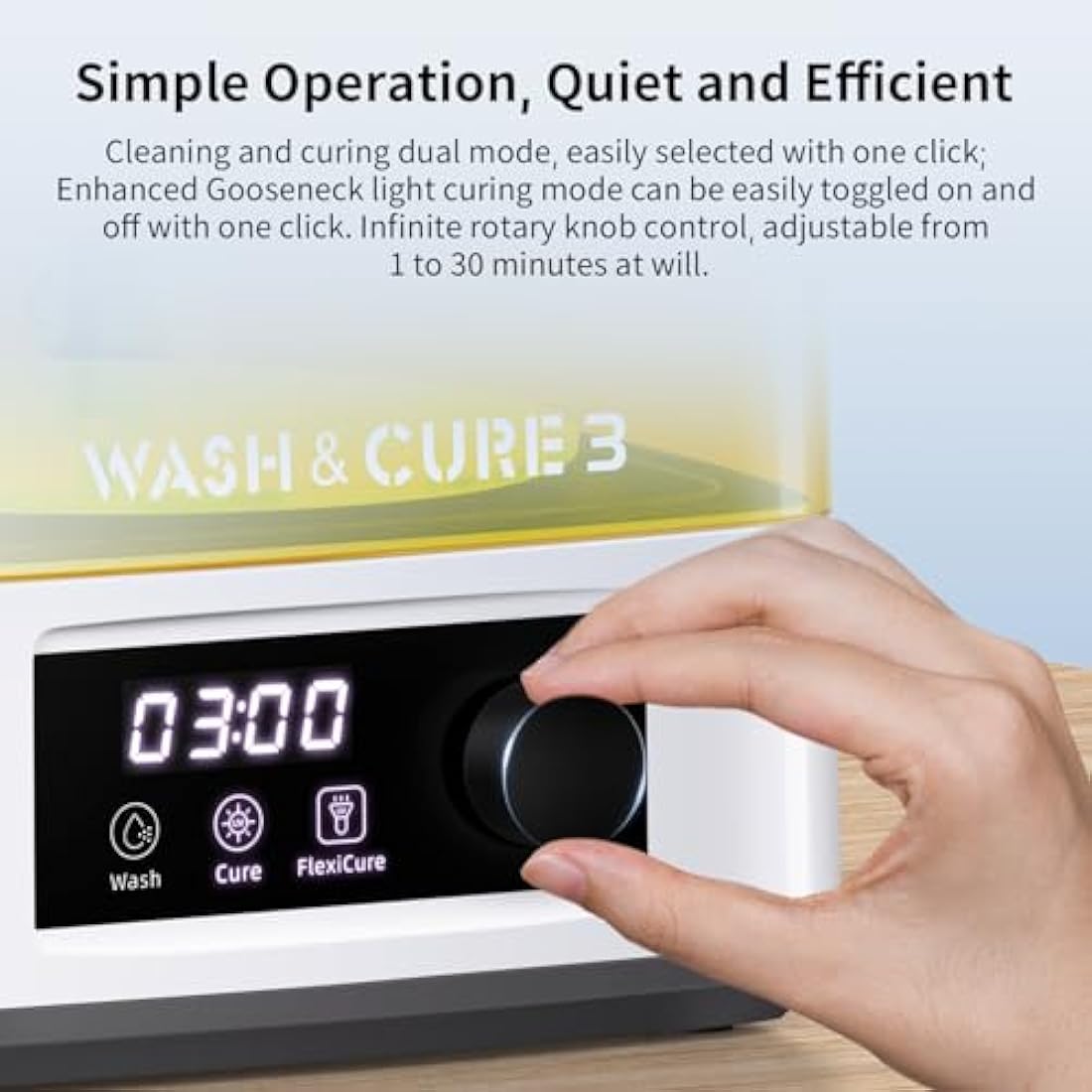 Anycubic Wash and Cure 3 Station | 2-in-1 Resin 3D Printing Post-Processor