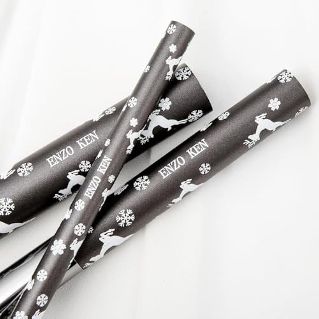ENZO KEN Professional Goat Hair Makeup Brush Set | Snowflake Design