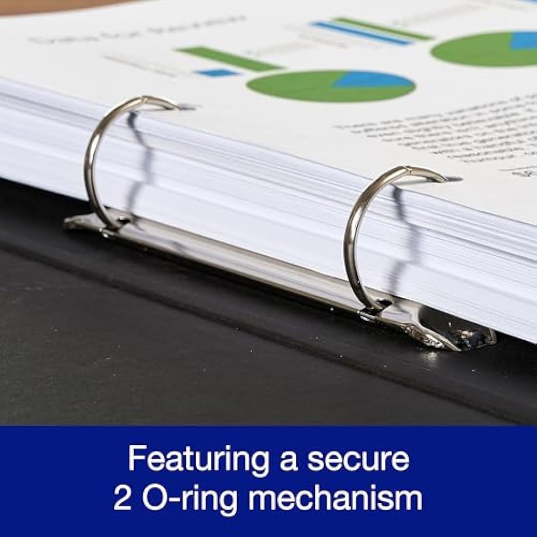 Oxford A4 Ring Binders - Pack of 3 Durable Folders, 40mm Spine