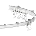 Flexible Ceiling Curtain Track – 3M Bendable Room Divider Rail