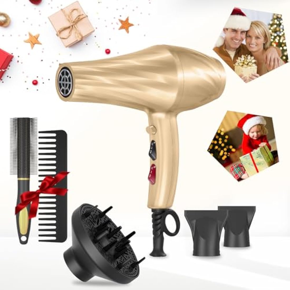 Jooayou 3000W Ionic Hair Dryer | Professional Salon Blow Dryer