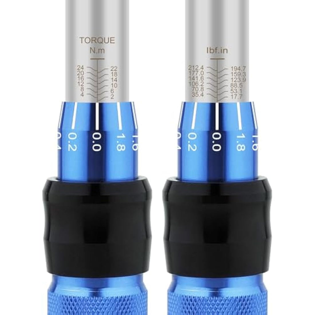 Gunpla 1/4" Drive Torque Wrench Set | 2-24Nm 21-Piece Bicycle Repair Kit