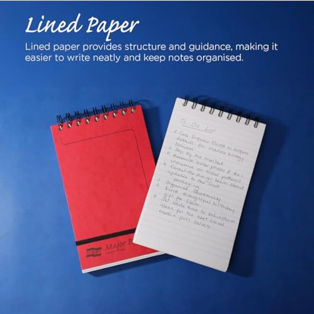 Europa Wire Top Ruled Pad | Clairefontaine 90g Paper | Pack of 10