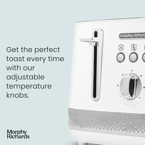 Morphy Richards Illumination 4 Slice Toaster | Black, 7 Settings