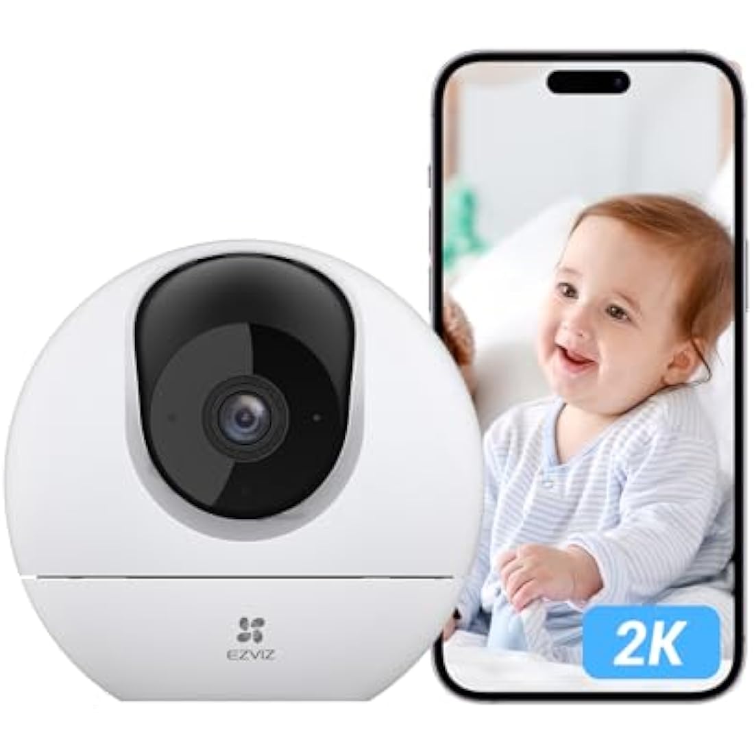 EZVIZ C6c 2K Indoor WiFi Security Camera | 360° Starlight Night Vision