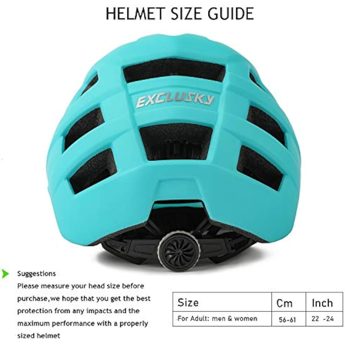 Exclusky MTB Helmet – Lightweight CPSC Certified Mountain Bike Helmet