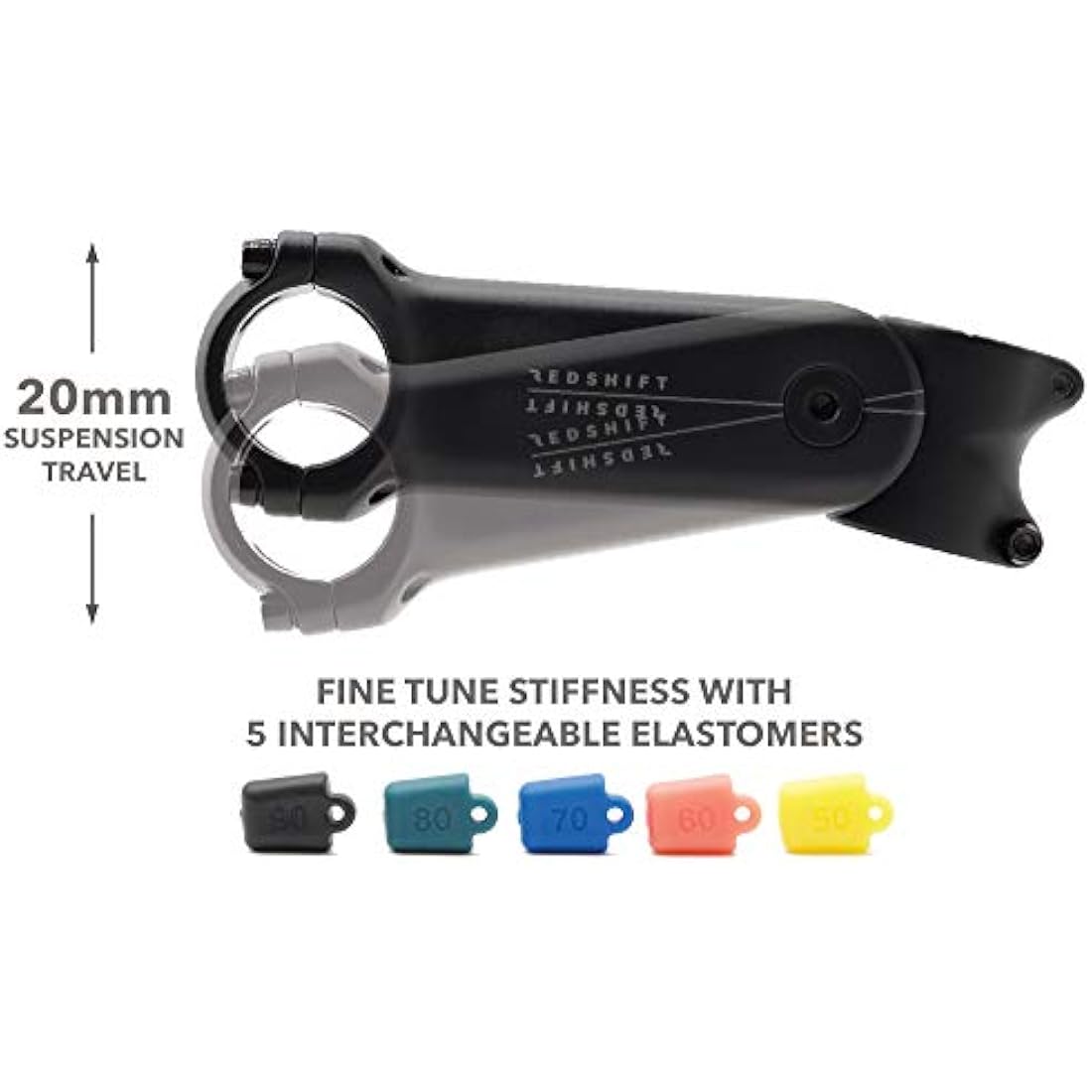 Redshift ShockStop Suspension Stem | 1-1/4 in Steerer for Canyon & Giant