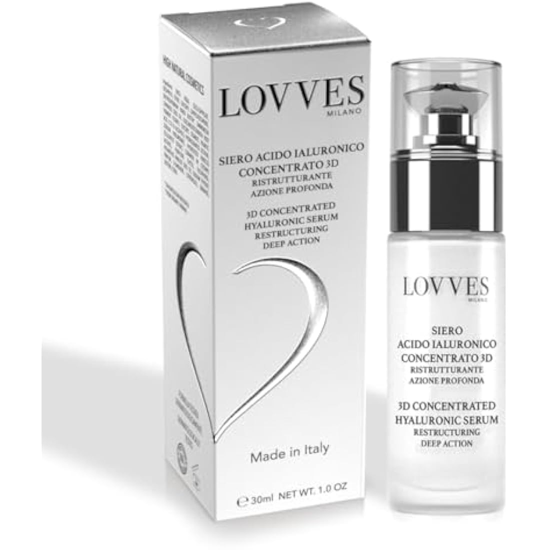 LOVVES 3D Hyaluronic Acid Serum – Anti-Aging & Anti-Wrinkle – 30ml