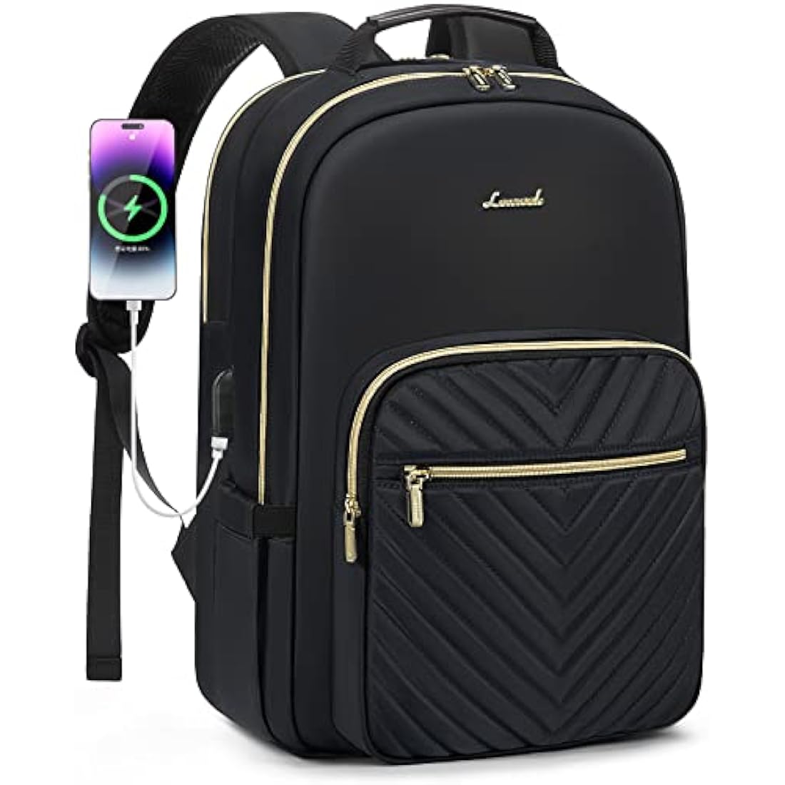 LOVEVOOK Laptop Backpack for Women | 15.6 Inch Waterproof Travel Bag