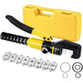 Solsop Hydraulic Crimping Tool | 4-70mm² Cable Lug Crimper with 9 Dies