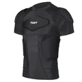 DGYAO Men's Padded Compression Shirt | Rugby Chest & Rib Protector