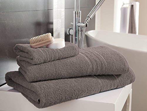 Gaveno Cavailia Hampton Hand Towels - 4 Pack 100% Cotton Silver Grey