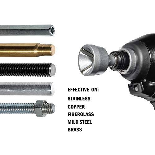 ORX PLUS TOOLS Deburring External Chamfer Tool with HSS Blade, 1/8"-3/4"