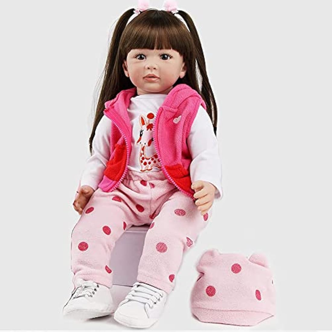 ZIYIUI 24 Inch Reborn Baby Doll | Realistic Soft Silicone Vinyl Girl