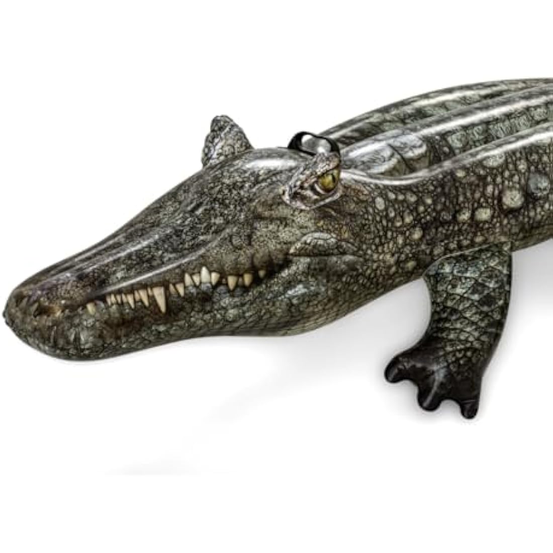 Crocodile Inflatable Pool Float - Kids Ride-On Water Toy