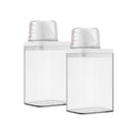 1100ml Washing Powder Storage Box | 2-Pack Detergent Dispenser