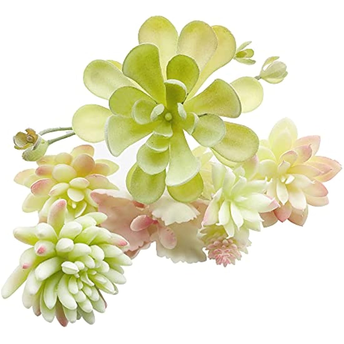 20 PCS Artificial Succulents Picks | Flocked Faux Plants