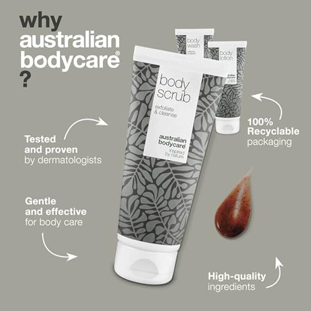 Australian Bodycare Back & Bottom Acne Kit | 3-Step Tea Tree Oil Set