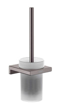 hansgrohe AddStoris Wall-Mounted Toilet Brush Holder - Brushed Black Chrome