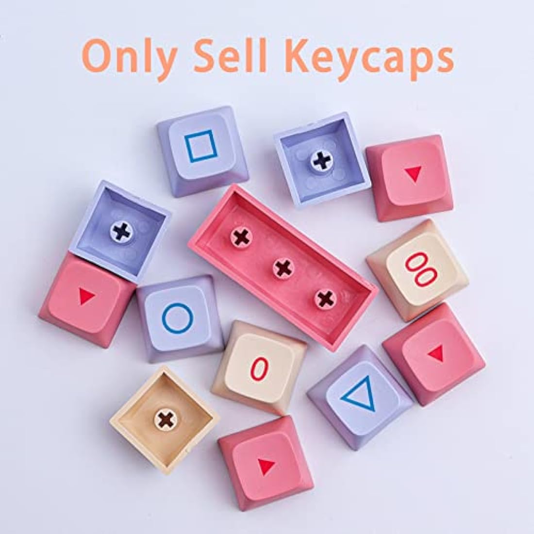 JakeTsai Marshmallow PBT Keycaps – 132 Key XDA Profile Dye-Sub Set