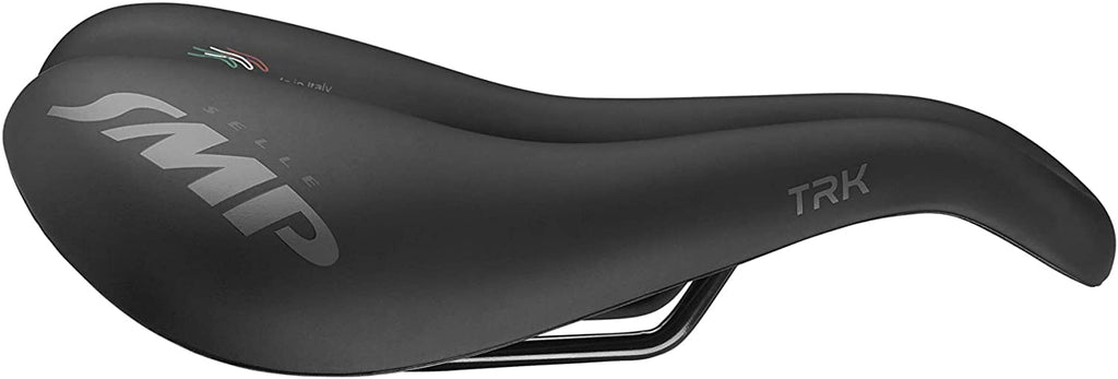 Selle SMP TRK Large Ergonomic Bicycle Saddle - Black Steel Frame