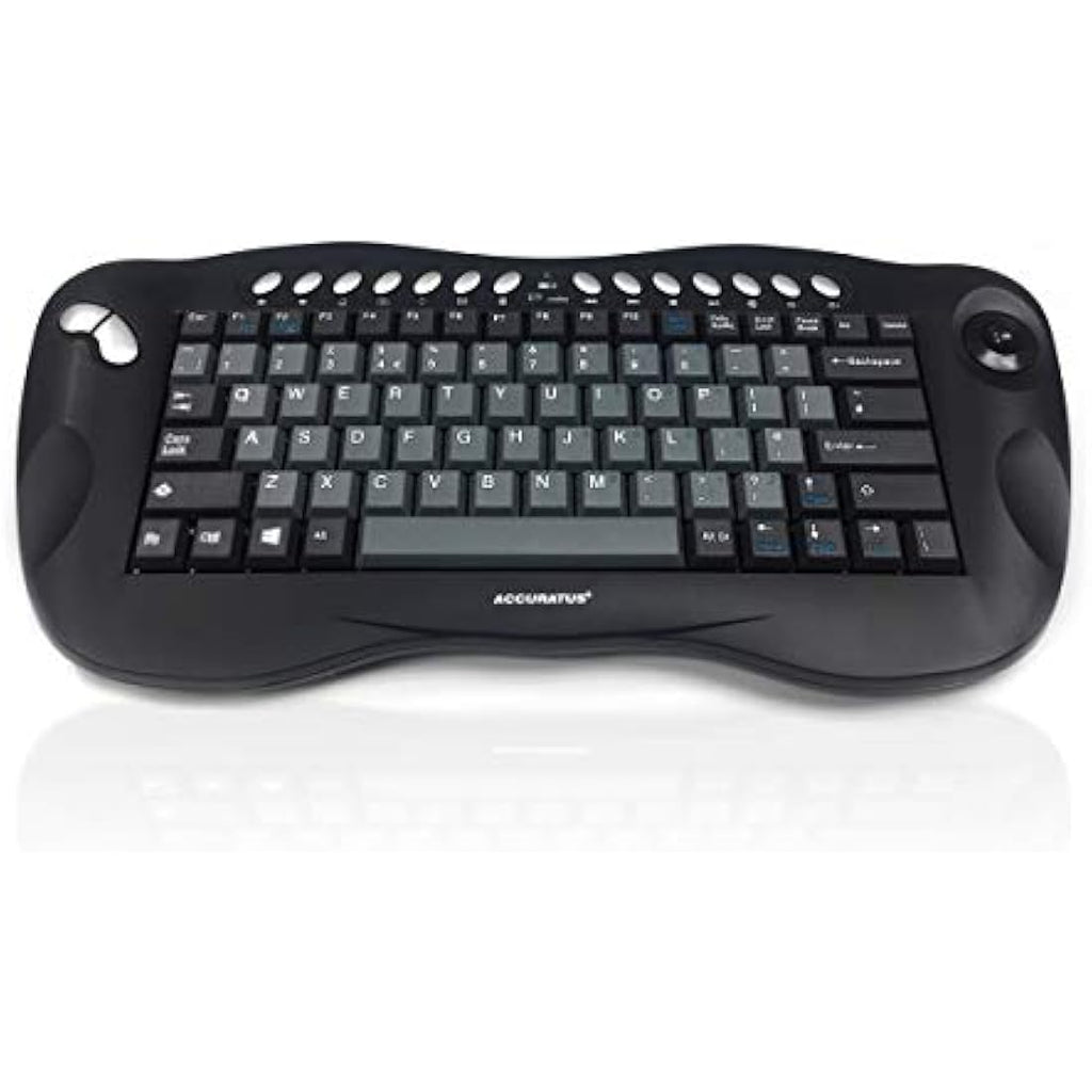 Accuratus Toughball 2 – Wireless Mini Keyboard with Optical Trackball