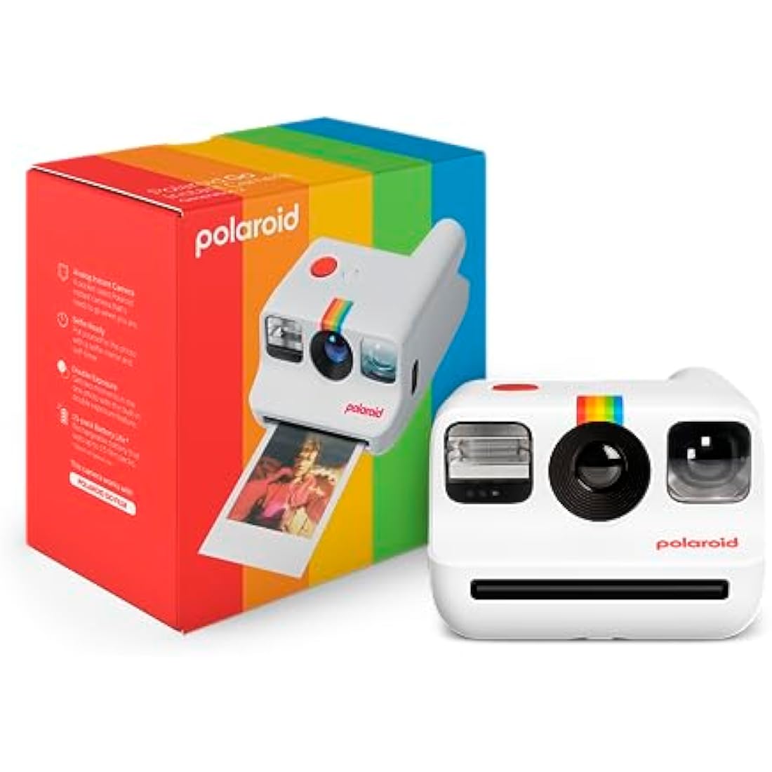 Polaroid Go Generation 2 Mini Instant Camera – White Analog Camera