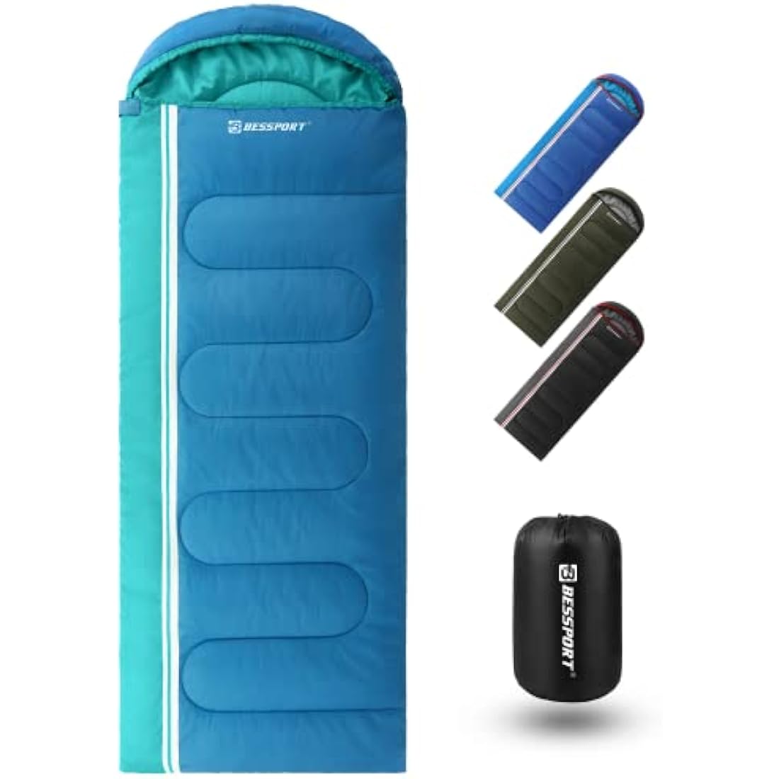 Bessport 3-4 Season Sleeping Bag | Waterproof & Lightweight for Adults