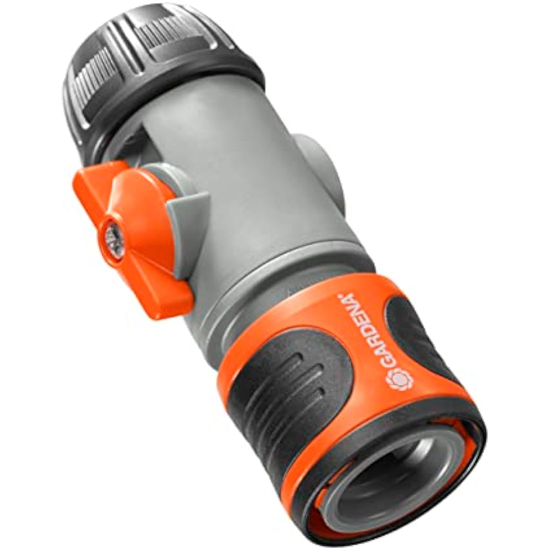 Gardena Hose Connector with Control Valve for 13-15mm Hoses | UV Proof