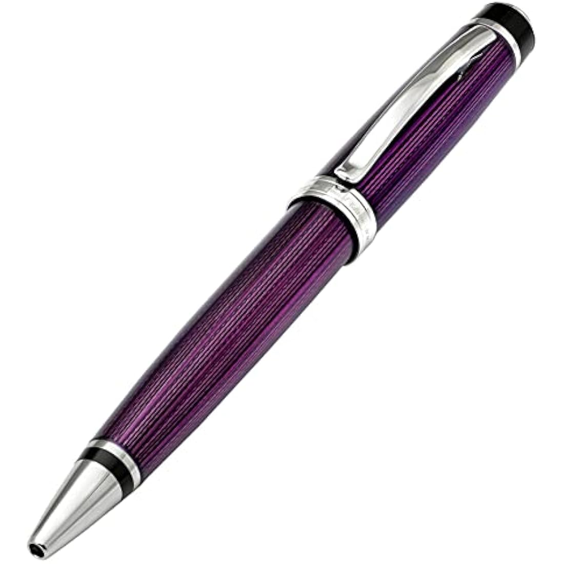 Xezo Incognito Purple Metallic Ballpoint Pen | Platinum Plated Brass